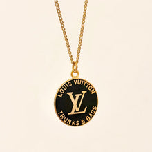 Load image into Gallery viewer, Authentic repurposed Louis Vuitton coin necklace
