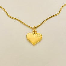 Load image into Gallery viewer, Louis Vuitton heart LV engraved necklace
