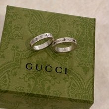 Load image into Gallery viewer, Authentic Gucci logo ring - original - includes original box
