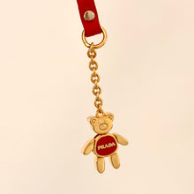 Load image into Gallery viewer, Authentic original Prada bear bag charm/ keychain
