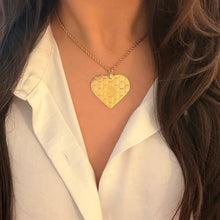 Load image into Gallery viewer, Authentic repurposed Dior heart necklace - medium size
