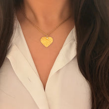Load image into Gallery viewer, Authentic repurposed Dior heart necklace - small size

