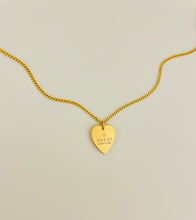 Load image into Gallery viewer, Authentic repurposed Gucci engraved necklace - medium size
