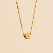 Load image into Gallery viewer, Authentic repurposed Louis Vuitton logo necklace - reversible 3 ways
