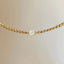 Load image into Gallery viewer, Authentic repurposed Gucci logo necklace - baby blue
