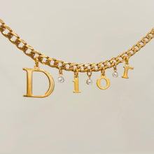 Load image into Gallery viewer, Authentic repurposed Dior necklace

