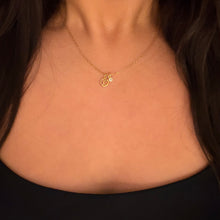 Load image into Gallery viewer, Authentic repurposed Louis Vuitton logo necklace
