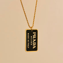 Load image into Gallery viewer, Authentic repurposed Prada necklace
