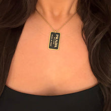 Load image into Gallery viewer, Authentic repurposed Prada necklace
