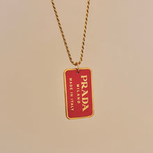 Load image into Gallery viewer, Authentic repurposed Prada necklace
