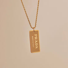 Load image into Gallery viewer, Authentic repurposed Prada necklace - medium size
