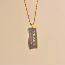 Load image into Gallery viewer, Authentic repurposed Prada necklace - medium size
