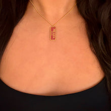 Load image into Gallery viewer, Authentic repurposed Prada necklace - small size light pink
