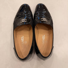 Load image into Gallery viewer, Authentic pre-loved Chanel logo loafers - size 38 - fits like 6.5/ 7
