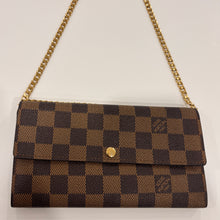 Load image into Gallery viewer, Authentic Louis Vuitton wallet with crossbody chain
