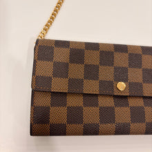 Load image into Gallery viewer, Authentic Louis Vuitton wallet with crossbody chain
