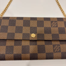 Load image into Gallery viewer, Authentic Louis Vuitton wallet with crossbody chain
