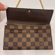 Load image into Gallery viewer, Authentic Louis Vuitton wallet with crossbody chain
