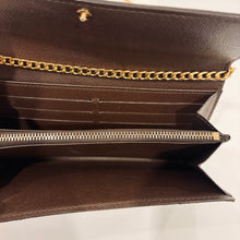 Load image into Gallery viewer, Authentic Louis Vuitton wallet with crossbody chain
