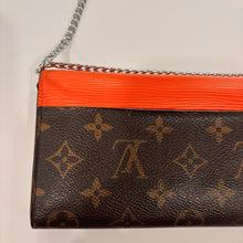 Load image into Gallery viewer, Authentic Louis Vuitton wallet with crossbody chain
