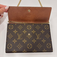 Load image into Gallery viewer, Authentic Louis Vuitton wallet with crossbody chain
