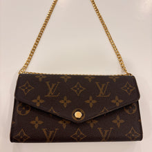 Load image into Gallery viewer, Authentic Louis Vuitton wallet with crossbody chain
