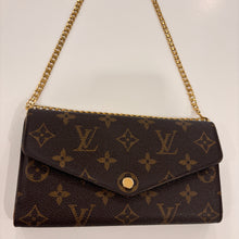 Load image into Gallery viewer, Authentic Louis Vuitton wallet with crossbody chain
