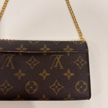 Load image into Gallery viewer, Authentic Louis Vuitton wallet with crossbody chain
