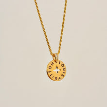 Load image into Gallery viewer, Authentic repurposed Louis Vuitton necklace
