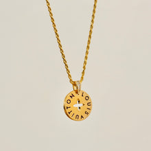 Load image into Gallery viewer, Authentic repurposed Louis Vuitton necklace
