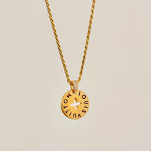 Load image into Gallery viewer, Authentic repurposed Louis Vuitton necklace
