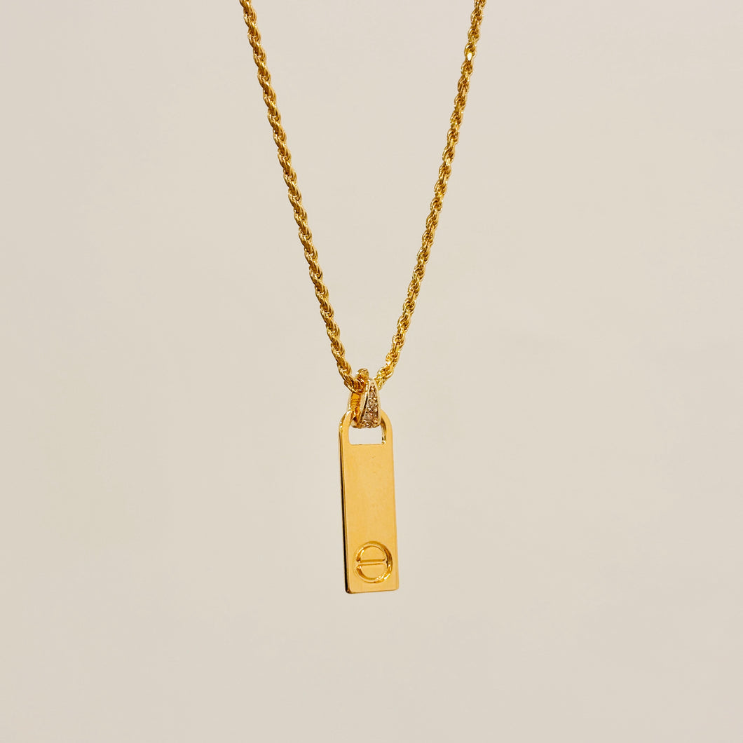 Authentic repurposed Cartier necklace