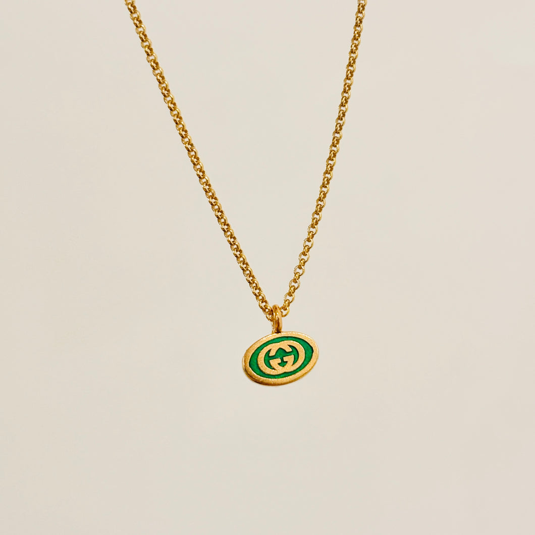 Authentic repurposed Gucci necklace