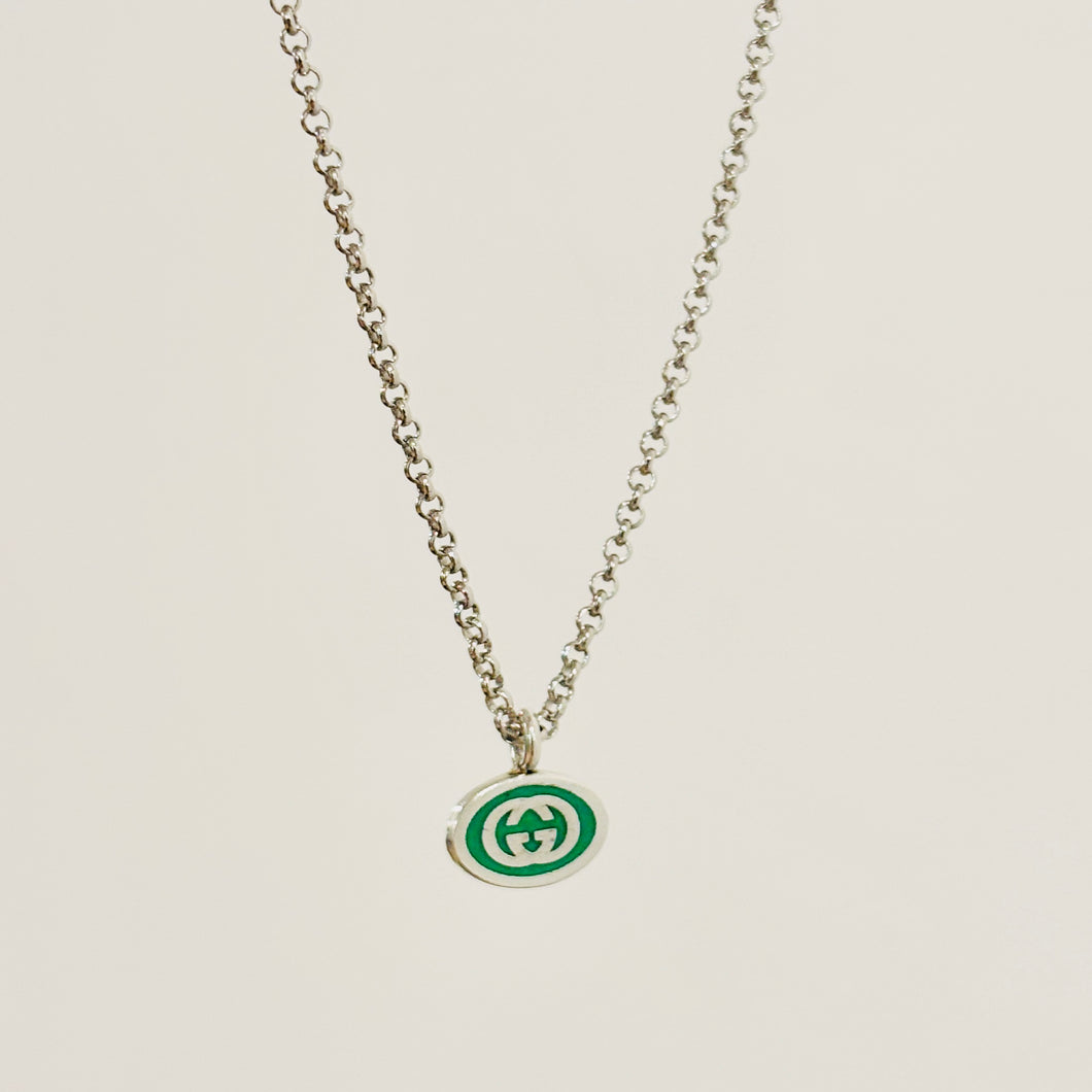 Authentic repurposed Gucci necklace