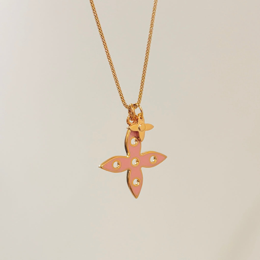 Authentic repurposed Louis Vuitton monogram necklace - reversible