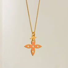 Load image into Gallery viewer, Authentic repurposed Louis Vuitton monogram necklace - reversible
