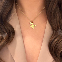 Load image into Gallery viewer, Authentic repurposed Louis Vuitton monogram necklace - reversible
