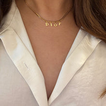 Load image into Gallery viewer, Authentic repurposed Dior necklace
