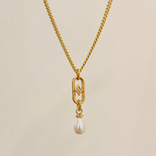 Load image into Gallery viewer, Authentic repurposed Louis Vuitton monogram necklace

