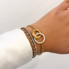 Load image into Gallery viewer, Authentic repurposed Cartier crystal bracelet
