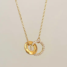 Load image into Gallery viewer, Authentic repurposed Cartier crystal necklace
