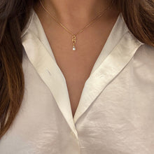 Load image into Gallery viewer, Authentic repurposed 17.5” Louis Vuitton monogram necklace - select which style
