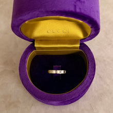 Load image into Gallery viewer, Authentic Gucci logo ring - original - includes original box
