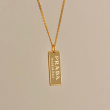 Load image into Gallery viewer, Authentic repurposed Prada necklace - small size
