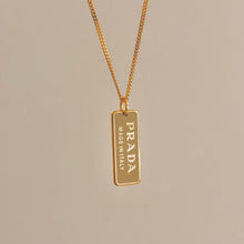 Load image into Gallery viewer, Authentic repurposed Prada necklace - small size
