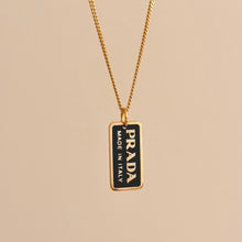 Load image into Gallery viewer, Authentic repurposed Prada necklace - small size
