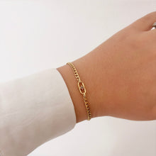 Load image into Gallery viewer, Authentic repurposed Louis Vuitton monogram bracelet
