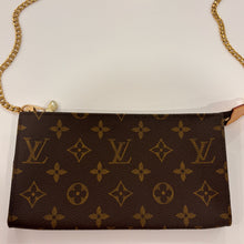 Load image into Gallery viewer, Authentic Louis Vuitton pochette with crossbody chain
