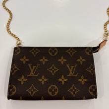 Load image into Gallery viewer, Authentic Louis Vuitton pochette with crossbody chain
