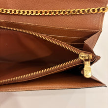 Load image into Gallery viewer, Authentic Louis Vuitton wallet with crossbody chain

